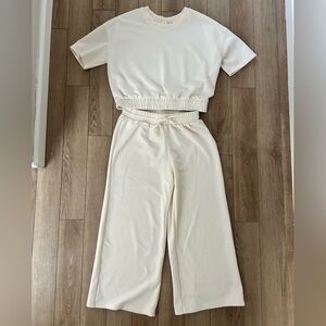 Women's Cream Leisure Set